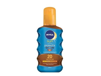 nivea sun protect bronze oil spf 20 200ml ien355853