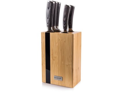 g21 sada nozu gourmet rustic 5 ks bambusovy blok ien413765