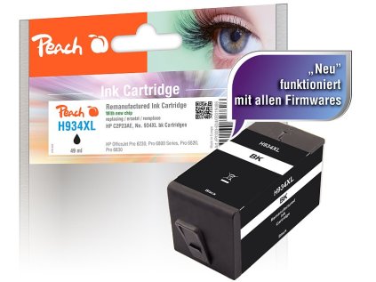 peach inkoustova napln cerna kompatibilni s hp 934xl c2p23ae ien221101