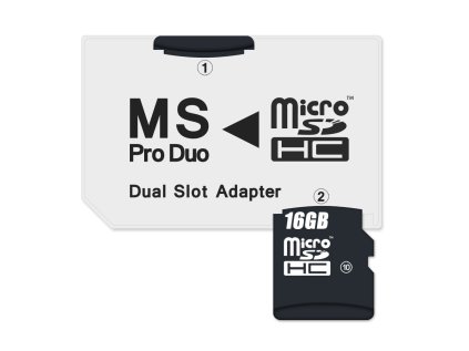 connect it adapter ms pro duo 2x micro sdhc dual slot ien262064