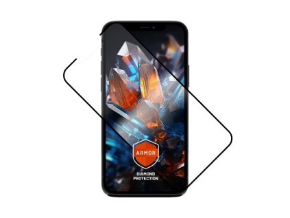 ultra odolne tvrzene sklo fixed armor s anti dust aplikatorem a ar vrstvou pro apple iphone 13 13pro 14 16e cerne ien551889