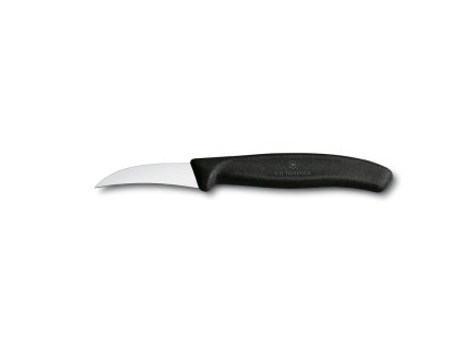 victorinox nuz na vykrajovani 6 cm zahnuty cerny ien551635