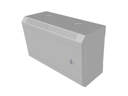 RACK DATACOM 10" nástěnný rozvaděč 4U/140 mm (plech) šedý