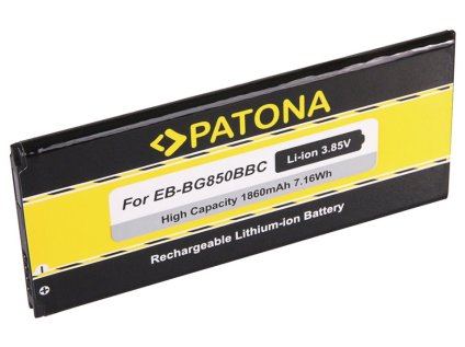 patona baterie pro mobilni telefon samsung alpha sm g850f 1860mah 3 85v li lon ien443901