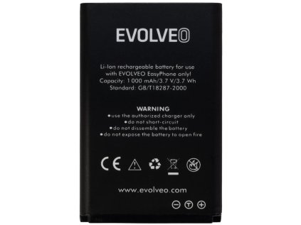 evolveo orig baterie 1000 mah pro easyphone ep 500 ep 501 ien543375