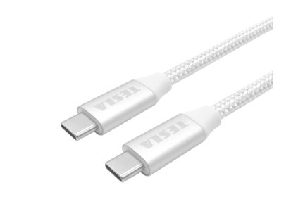 tesla cable usb c 100w kabel e mark 3 2 gen2 delka 1m ien400216