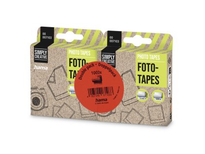 hama fotostitky oboustranne 2x500 ks dvojite baleni ien552566