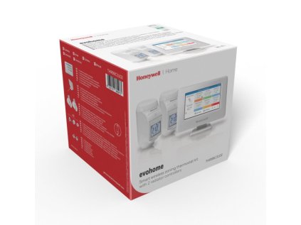 honeywell home evohome starter set 2 kotel cz thr99c3112 evohome touch wifi 2x termohlavice hr92 bdr91 ien504451