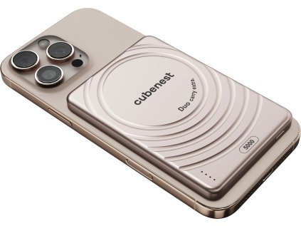 cubenest magneticka bezdratova powerbanka slimdual 5000 mah s1b3d zlata ien553018