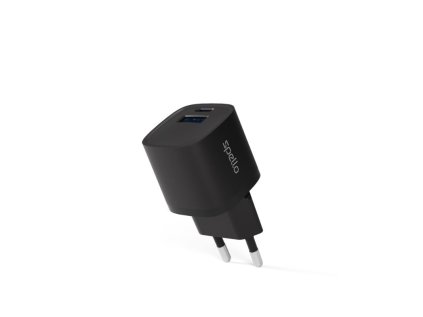 Spello ForceBoost SA10 20W GaN Wall Charger - černá