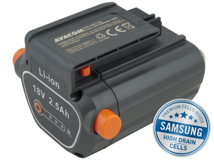 avacom kompatibilni s gardena 9839 20 li ion 18v 2500mah clanky samsung ien552189