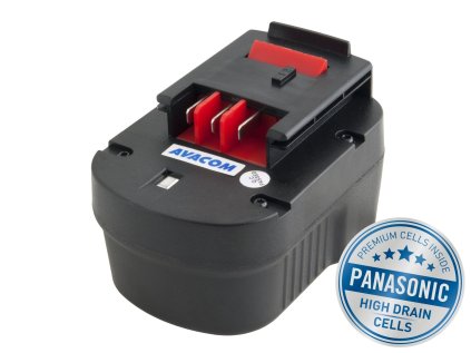 avacom kompatibilni s black decker a1712 ni mh 12v 3000mah clanky panasonic ien552170