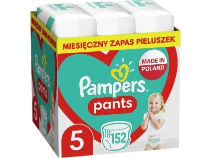 pampers pants plenkove kalhotky velikost 5 12 kg 17 kg 152 ks ien429959