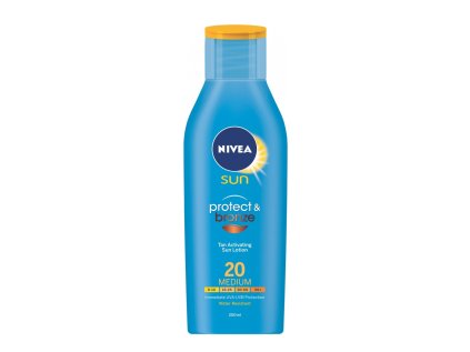 nivea sun protect bronze sun lotion spf 20 200ml ien355593