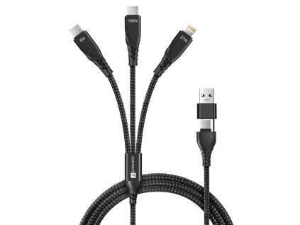 connect it wirez 6in1 2x usb c 1x lightning 1 25 m cerny ien553438