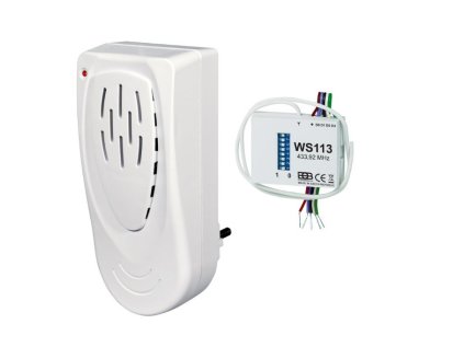 elektrobock bezdratovy zvonek 230v ac se samoucenim kodu bz8 113 ien480860