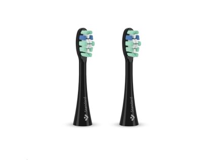 truelife sonicbrush clean series heads standard black 2 pack ien500069