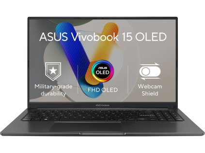 asus vivobook 15 oled m1505ya oled245w indie black ien553588