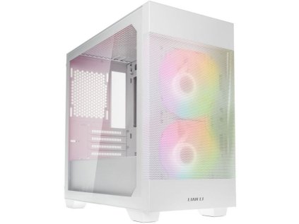 Lian Li LANCOOL 205M Mesh Micro ATX Case, bílá