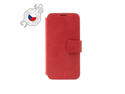 kozene pouzdro typu kniha fixed profit pro apple iphone 13 pro max cervene ien434041