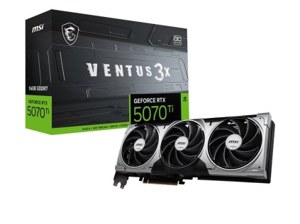 msi geforce rtx 5070 ti 16g ventus 3x oc ien541008