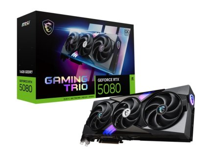 msi geforce rtx 5080 16g gaming trio oc ien537593