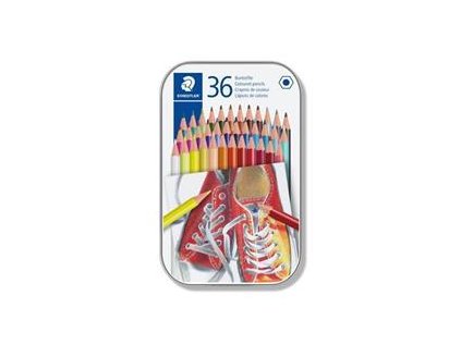 staedtler pastelky 36 ruznych barev sada sestihranne ig448376