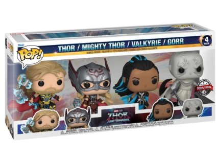 Funko POP Marvel: Thor L&T 4 pack