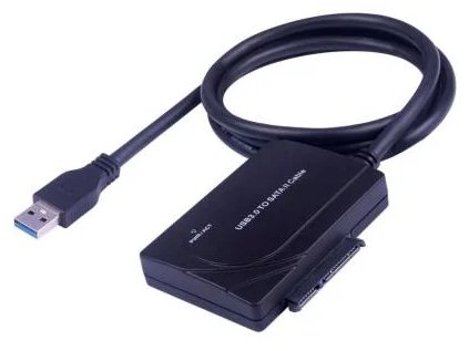 USB 3.0 - SATA adaptér s kabelem, napájecí adaptér