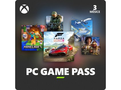 Microsoft Xbox PC Game Pass - 3 měsíce (EU)
