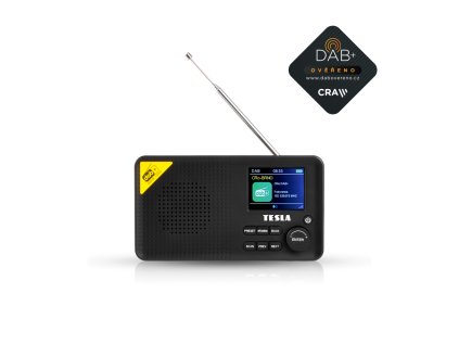 tesla sound dab65 radio s dab certifikaci ien555149