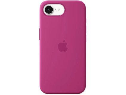 apple iphone 16e silicone case fuchsia ien541796