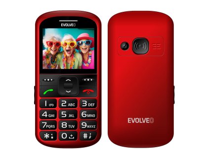 evolveo easyphone xs cerveny ien555287