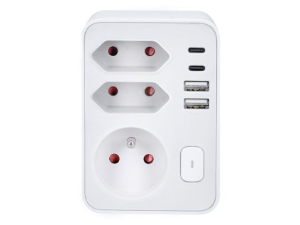 solight rozbocka 1x 16a 2x 2 5a 2xusb a c bila vypinac ien555404