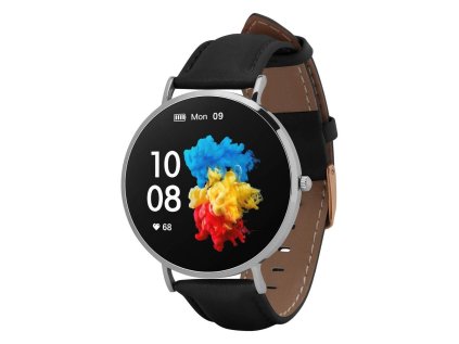 garett smartwatch verona stribrna cerny reminek ien555373