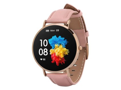 garett smartwatch verona zlata ruzovy reminek ien555374