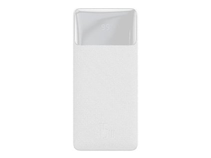 baseus bipow powerbanka s digitalnim displejem 10000mah 15w bila ien482543