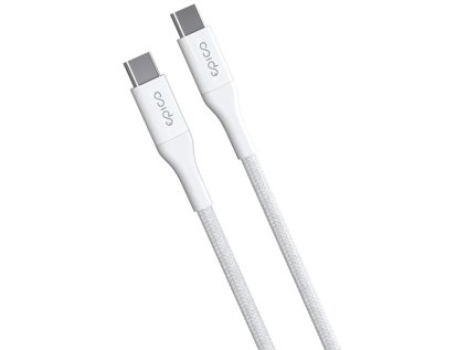 epico opleteny pd kabel 1 2m usb c na usb c bily ien514763