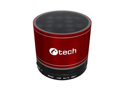 c tech spk 08r bluetooth cerveny ig555972