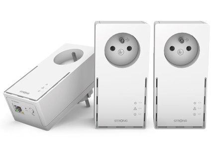 strong sada 3x adapteru powerline 1000 tri fr powerline 1000 mbit s 1x lan bily ien478101
