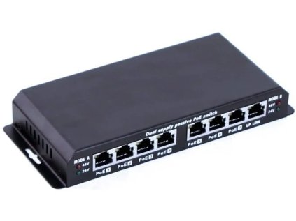 maxlink 8 portovy switch 10 100 mbps se 7 poe porty bez napajeciho adapteru ien401164