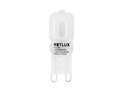 retlux rll 461 g9 led zarovka 2w ig490969