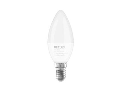 retlux rll 428 c37 e14 led zarovka 6w ig490947