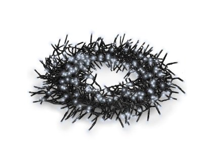 solight led venkovni vanocni retez s dalkovym ovladanim cluster 576 led 8 funkci casovac ip44 studena bila ien472857