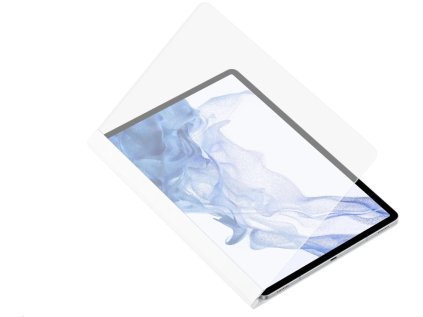 samsung pruhledne pouzdro note view ef zx800p pro galaxy tab s7 s7 fe s8 bile ien400052