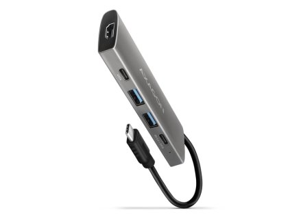 axagon hmc 5g21 usb 10gb s hub porty 2x usb a 2x usb c hdmi 4k 30 pd 60w kabel usb c 13cm ien556622
