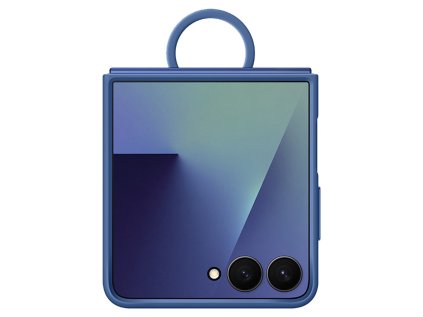 samsung zadni kryt s drzakem na prst pro flip7 modry ien556713