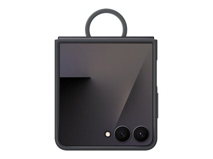 samsung silikonovy kryt s drzakem na prst pro flip7 cerny ien556715