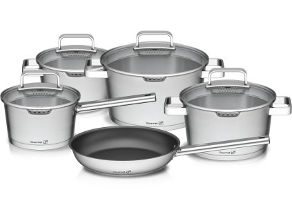 g21 sada nadobi gourmet magic s cednikem 9 dilu nerez ien291668