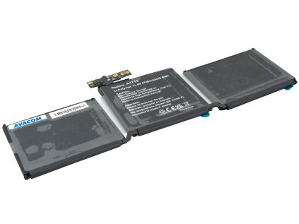 avacom apple macbook pro 13 a1708 li pol 11 4v 4700mah 54wh a1713 ien557708